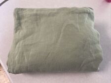 Piglet in Bed Sage Green Linen Duvet Cover King Cal King, used for sale  Shipping to South Africa