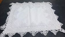 Vintage white embroidered for sale  POULTON-LE-FYLDE