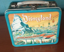Almuerzo de metal Disneyland Walt Disney Aladdin 1960 sin termo raro vintage segunda mano  Embacar hacia Argentina
