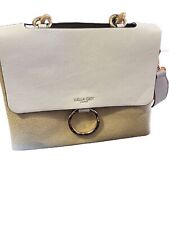 Luella Grey London Satchel Handbag Raffia Flap With Shoulder Strap for sale  Shipping to South Africa