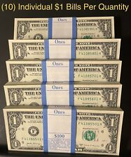 (10 nuevos) billetes de un dólar 2017A sin circular serie consecutiva #s ~ Atlanta segunda mano  Embacar hacia Argentina