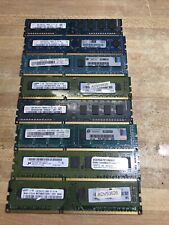 Lote 8 Samsung Hynix micron ramaxel Mix 2 GB PC3 DDR3 Computadora RAM con memoria de escritorio segunda mano  Embacar hacia Argentina