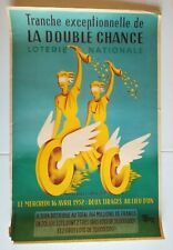 Affiche originale loterie d'occasion  Chartres