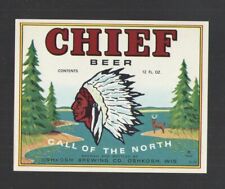 Chief beer indian for sale  Newark