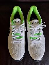 Used, Asics Mens Gel-Resolution 8 Trainers White/Green Gecko Size 9 Excellent Cond for sale  Shipping to South Africa