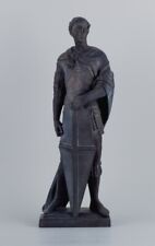 L. F. Jørgensen, Denmark, large terracotta sculpture of Roman warrior, used for sale  Shipping to South Africa