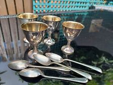 Silver egg cups for sale  WARRINGTON