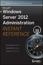 Referência instantânea de administração do Microsoft Windows Server 2012 comprar usado  Enviando para Brazil