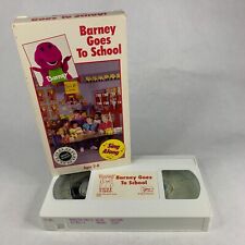 Barney goes school for sale  Cedar Rapids