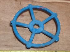 Large Gate Valve Hand Wheel Cast Iron Center Hole Hex 7/8",Diameter 8”, used for sale  Shipping to South Africa