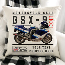 Personalised motorbike cushion for sale  BRIDGNORTH