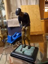 Bronze sculpture golfer for sale  WORTHING