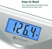  Balança de banheiro digital peso corporal Etekcity com fita métrica corporal, vidro 8mm, comprar usado  Enviando para Brazil
