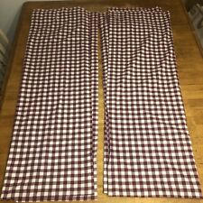 Checkered plaid curtains for sale  Middletown