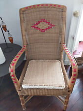 Fauteuil rotin coussin d'occasion  Nantes-