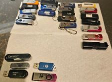 Lot of (25) Mixed USB Drives 1GB-16GB Tested For Bad Sectors, Wiped, Tested  for sale  Shipping to South Africa