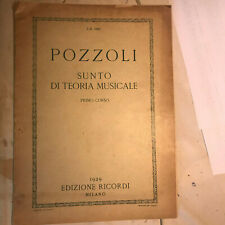 Pozzoli sunto teoria usato  Vertemate Con Minoprio