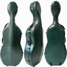 Hermosa funda de violonchelo fuerte de fibra de carbono verde abrazina 4/4, franqueo gratuito, usado segunda mano  Embacar hacia Argentina