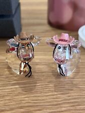 Swarovski cowboy cowgirl for sale  UPMINSTER