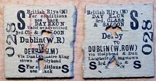 Railway ticket derby for sale  MARKET DRAYTON