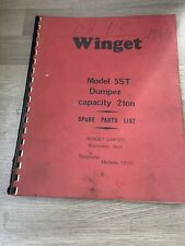 Winget model 5st for sale  PETERBOROUGH