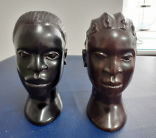 Vintage pair african for sale  LONDON