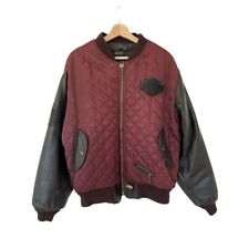 Jacket Vintage Harley Leather Davidson Motorcycle Size M Quilted HARLEY for sale  Shipping to South Africa