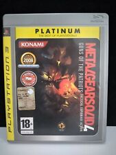 Metal Gear Solid 4 platinum ottimo stato ps3 Playstation 3 art. 1790 usato  Roma