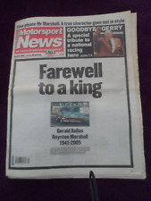 Motorsport news 27th for sale  VERWOOD