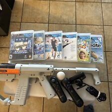 Sony PlayStation 3 Sharpshooter Gun Bundle -w/ Move Controllers Camera & 6 Games for sale  Shipping to South Africa