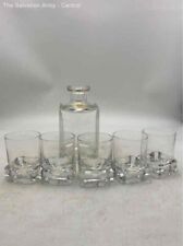 whiskey decanters glasses for sale  Detroit