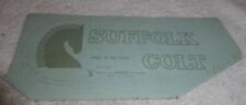 Vintage lawn mower decals, Suffolk Colt, never been used, for sale  Shipping to South Africa