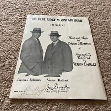 My Blue Ridge Mountain Home Joe Davis Inc Sheet Music for sale  Shipping to South Africa