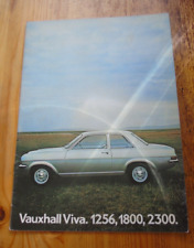 1972 brochure vauxhall for sale  SPALDING