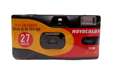 NOVOCOLOR FLASH 27exp SINGLE USE CAMERA - DATED 12/25 for sale  Shipping to South Africa