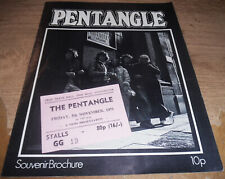 Pentangle programme ticket for sale  SWINDON