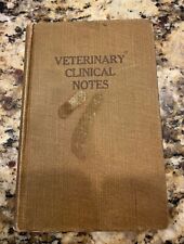 Notas clínicas veterinarias 1917 segunda mano  Embacar hacia Argentina