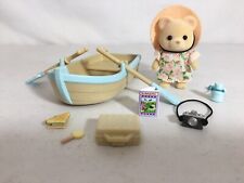 Calico critters/sylvanian families Row Boat With Figure & Accessories for sale  Marion