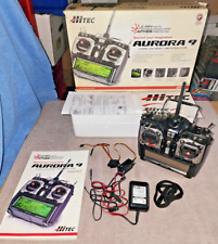 NEW OPEN BOX HITEC Aurora 9 2.4GHz Aircraft Computer Radio System Remote! 9 Chan for sale  Shipping to South Africa