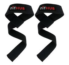Used, Gym Strap Hook Bar Power Weight Lifting Training Wrist Support Pull Up Hand Grip for sale  Shipping to South Africa