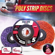 Poly Clean & Paint Stripping / Strip Disc Set - Silicon Carbide Grit or Ceramic for sale  Shipping to South Africa