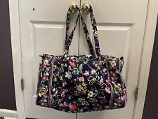 Vera Bradley XL Travel Duffle Bag Retired Ribbons Breast Cancer Print for sale  Shipping to South Africa