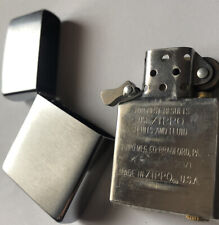 Zippo lighter brushed for sale  Ireland