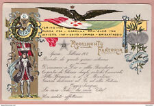 Cartolina regimento fanteria usato  Genova