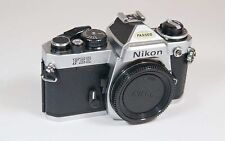 Corpo da câmera de filme SLR Nikon FE2 FE-2; escolha de cor cromada e preta -Muito bom, usado comprar usado  Enviando para Brazil
