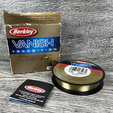 Used, Berkley Vanish Transition Fluorocarbon Line Filler Spool, Clear Gold/Crimson Red for sale  Shipping to South Africa