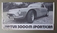 Tvr 3000m sports for sale  UK