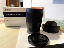 Sigma 16mm 1.4 usato  Spedire a Italy