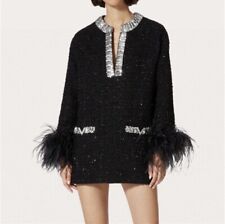 Valentino schwarzes tweed gebraucht kaufen  Bad Orb