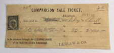 Ingresso de venda vintage 1925 Boston Stock Exchange comparação comprar usado  Enviando para Brazil